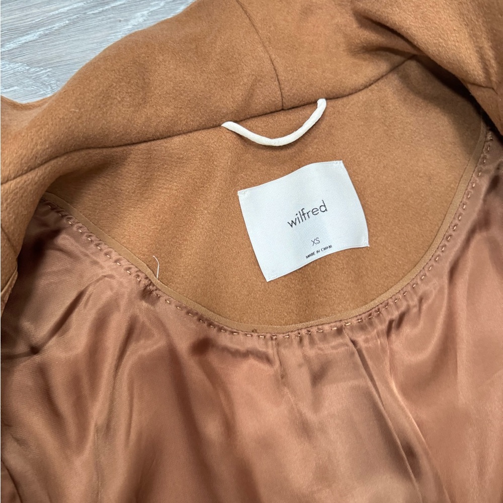 ARITZIA WILFRED COCOON WOOL COAT - Picture 7 of 8